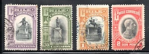 CHILE, SELLOS DE SERIE CENTENARIO, CIRCULADOS (NEA0184) - Picture 1 of 1