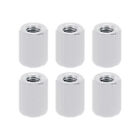 M3 Hex Nuts 6pcs M3 Threaded Spacers Aluminum 8mm L Female Metal Spacer Silvery