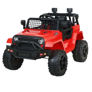 NNEDSZ Kids Ride On Car Electric 12V Car Toys Jeep Battery Remote Control Red - Picture 1 of 7