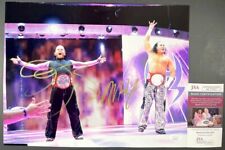 WWE Matt Hardy & Jeff Hardy Signed Hardy Boyz 11x14 Photo L Autograph JSA COA