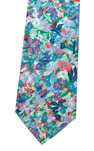 Liberty of London Mid-Century stampa floreale su cotone made in USA vintage MCM - Foto 1 di 10