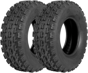 ATV UTV Sport Tires Set Of 2, All Terrain ATV UTV Mud Trail Tires 4PR Tubeless - Picture 1 of 12