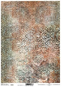 Papel decoupage técnica de servicio A4 40 g/m² patrón vintage Shabby rojo S0463 - Imagen 1 de 1