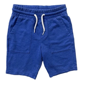 Wonder Nation Boy’s Blue Cotton Blend Pull-On Drawstring Sweat Shorts 6/7 - Picture 1 of 10
