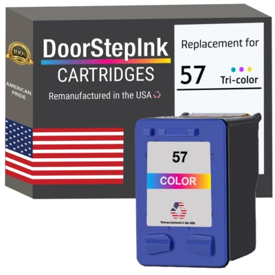 DoorStepInk Compatible Ink Cartridges For HP 57 Color-USA - Image 1 of 4