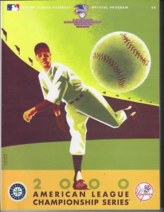 NEW YORK YANKEES v SEATTLE MARINERS - 2000 ALCS Program Bundle - AUTHENTIC - Picture 1 of 4