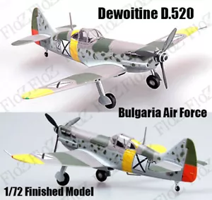 WWII D.520 Bulgaria Air Force plane 1/72 finished aircraft easy model - Picture 1 of 5