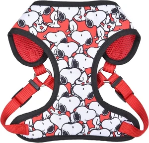 NUEVO Arnés Peanuts Snoopy para Perros Talla M Paso en Estilo con Forro de Malla Rojo y Negro - Imagen 1 de 3