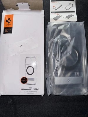 Spigen Ultra Hybrid S Magfit Case For iPhone 16 Pro Max With Kickstand  - Image 1 of 3