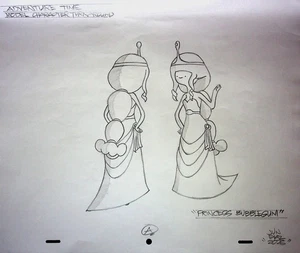 Adventure Time SIGNED Hand-Drawn - Juan Diaz Model Cel Recreation - Picture 1 of 2