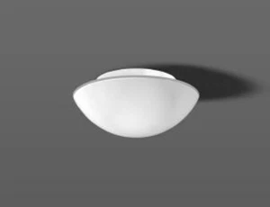 RZB Opalglasleuchte Flat Basic 2x60W E27 Deckenleuchte Opal-matt Weiß - Bild 1 von 5