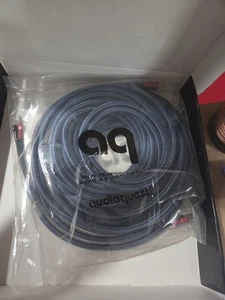 New Audioquest 32ft Type 4 Audio Cables pair banana bfas home cinema theater - Picture 1 of 2