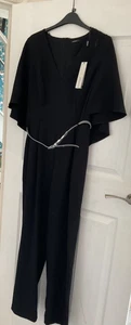 ROMAN BELTED CAPE JUMPSUIT..BRAND NEW..SIZE 14.. - Picture 1 of 4