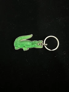 Portachiavi oggetto promozionale metallo verde Lacoste portachiavi borsa ciondolo fob - Foto 1 di 8
