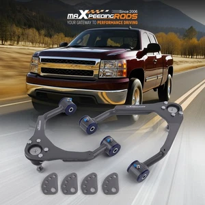 Upper Control Alignment Arms Drop Kit for 2007-2015 Chevy Silverado Sierra 1500 - Picture 1 of 13