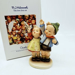 Hummel 153/0 Auf Wiedersehen Green Hat Figurine TMK 2 1950s Nice Condition - Picture 1 of 12