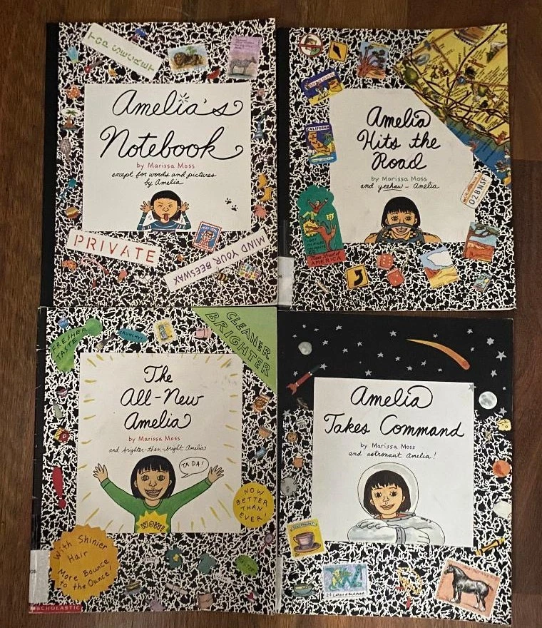 Lot of 4 Amelia's Notebook Books by Marissa Mosss - Image 1 of 1