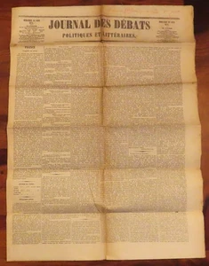 ● Le Journal des débats politiques et littéraires 14 juin 1871 - Général Trochu - Picture 1 of 4