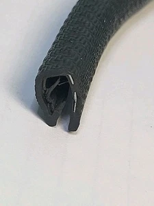 10M Van Conversion Window Black Knock On Trim For 2-4mm Edging EDPM Rubber Trim - Picture 1 of 6