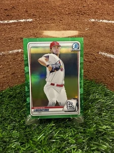 2020 Bowman Draft - Chrome Matthew Liberatore #BD-198 Green Refractor /99 (RC) - Picture 1 of 2