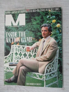 M THE CIVILIZED MAN MAGAZINE OCTOBER 1984 CHRISTIE'S DAVID BATHURST NO LABEL - Picture 1 of 2