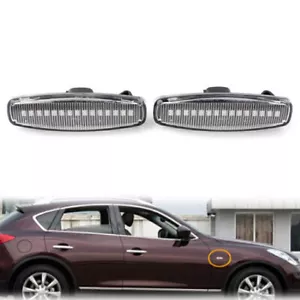 passend für Nissan Fuga Infiniti EX25 M35 Q60 Q70 QX50 LED sequentielle Seitenmarkierungsleuchte - Bild 1 von 9