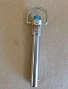 1/2" X 2-1/2" GRIP 17-4 STAINLESS JERGENS BALL LOCK QUICK RELEASE PIN (R HDL) - Picture 1 of 4