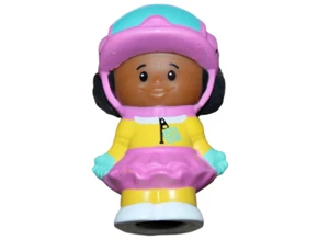 Fisher Price Little People African American Racer Girl Race Track Pink 2013 - Picture 1 of 4
