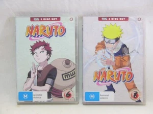 Madman Anime DVD - Naruto Volume 6 & 8 - 2002 - PAL Region 4 - Picture 1 of 5
