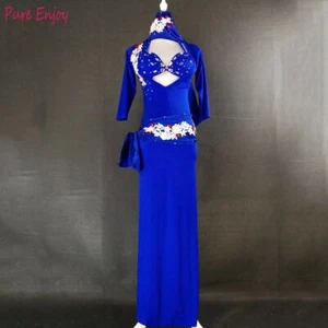 Mujeres Conjunto de Disfraz de Danza del Vientre Sujetador Bata Diadema Cinturón Leggings Sexy Traje de Baile - Imagen 1 de 6