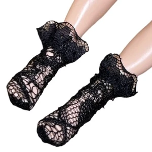 Arco Iris Alta Sombra Shanelle Ónix Moda Muñeca 1er Conjunto Negro Encaje Calcetines al Tobillo - Imagen 1 de 5