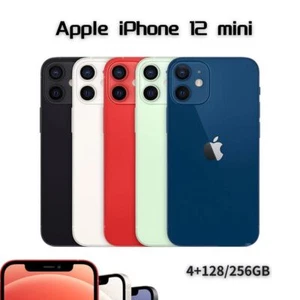 Apple iPhone 12 mini 5G Smartphone Handy 4+128/256GB Ohne Vertrag Schwarz/Weiß - Bild 1 von 21
