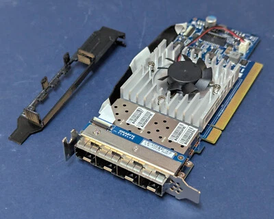 Quad Port 25GbE, Gigabyte / Mellanox ConnectX 4 Lx EN, SFP28 PCI-E Network Card - Image 1 of 4