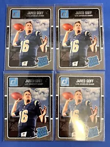 ⭐️ JARED GOFF 2016 PANINI DONRUSSRATED ROOKIE 8 CARD LOT RC🔥 INVEST! SAMMELN! - Bild 1 von 4