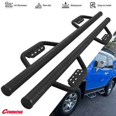 For 07-14 Toyota FJ Cruiser Running Board All Door 3" Nerf Bar Truck Step BOC Foto 1 de 4