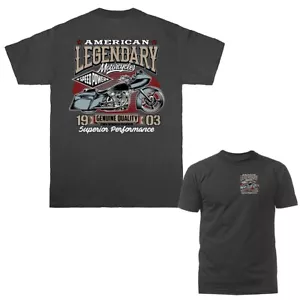 Camiseta Gráfica American Legendary Bikers Vintage Clásica Motocicleta - Imagen 1 de 17