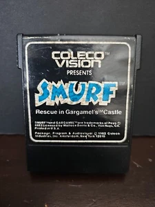 SMURF Rescue In Gargamel's Castle Colecovision Cartridge  - Picture 1 of 2