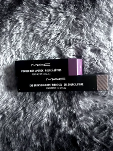 MAC Lip Stick Kinda Soar Eye Brow Gel Lingering Full Size New Womens Makeup - Imagen 1 de 1