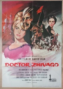 Doctor Zhivago ORIGINAL Spanish '66 POSTER Julie Christie Omar Sharif Allard art - Imagen 1 de 3