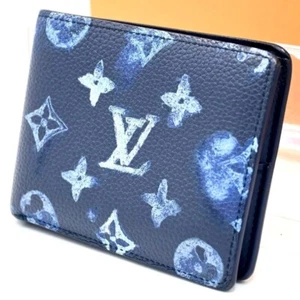 Louis Vuitton Slender Monogram Watercolor Bifold Wallet Card Holder Very Rare - Bild 1 von 9