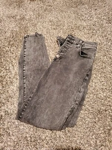 J Brand Lillie High Rise Crop Jeans Hook Up Black Wash 26 - Bild 1 von 5