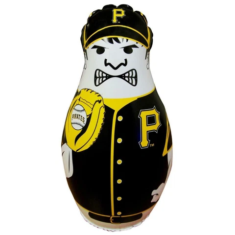 Pittsburgh Pirates Mini Bop Bag Inflatable Punching Bag [NEW] MLB Balloon Cover