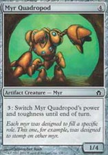 1x Myr Quadropod - Foil MTG Fifth Dawn NM Magic Foil
