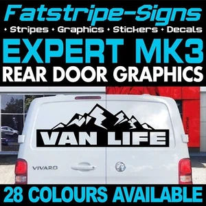 passend für Peugeot Expert MK3 Van Life Berge Grafik Aufkleber Camper Van - Bild 1 von 2