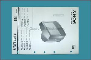 Sony KV-20WS1 Trinitron CRT TV manuale di servizio stampato originale diagrammi completi - Foto 1 di 1