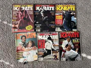 VINTAGE Lot Of Six (6) Inside Karate - MAGAZINES - Picture 1 of 2