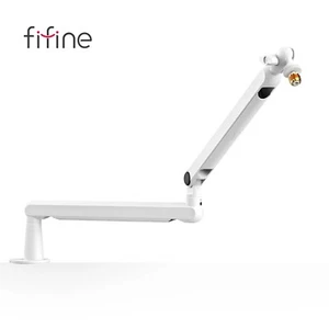 Brazo de brazo de micrófono de bajo perfil FIFINE BM88W - Soporte de micrófono de montaje en escritorio ajustable - Imagen 1 de 8