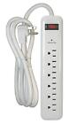 Prime Wire and Cable PB802126 6-Outlet Household Electronics Surge Protector ...