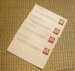 4 cartoline d'epoca USPS pre-timbrate 4 centesimi LIBERTY inutilizzate carta postale - Foto 1 di 5
