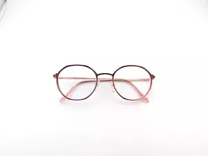 Jill Stuart Eyeglasses, Frames Only, JS423-2, 49-20-135, Metal, Brown/Pink - Picture 1 of 14